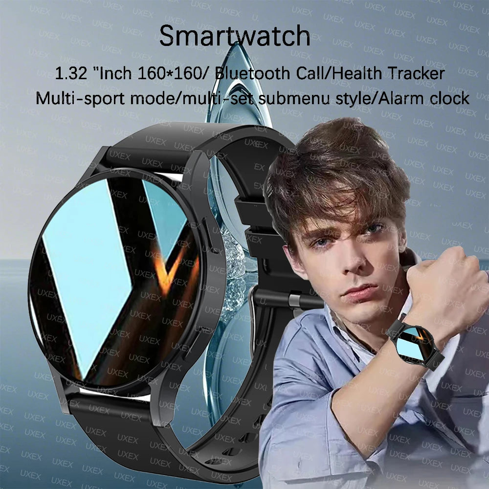 2025 New Business Smartwatch Men 1.32" inch Bluetooth Call Fitness Tracker Smart Wearable Women Wireless Call Watch Android IOS
