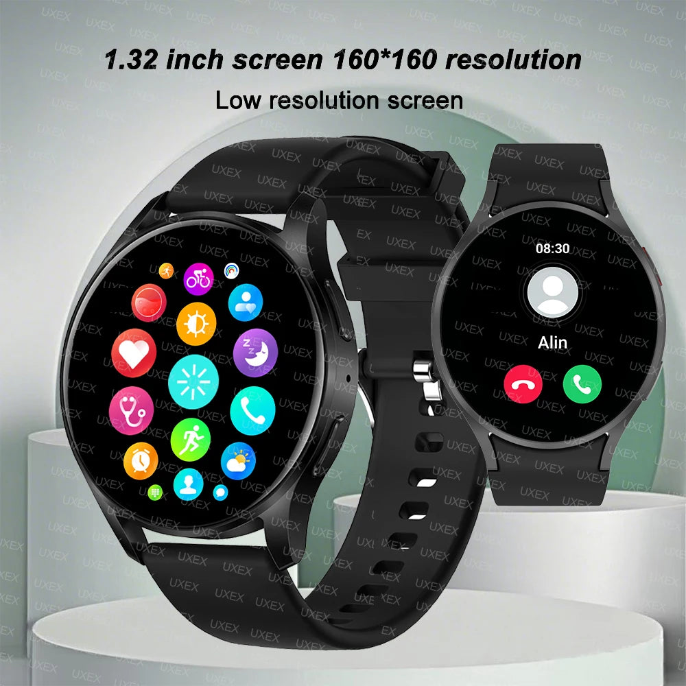 2025 New Business Smartwatch Men 1.32" inch Bluetooth Call Fitness Tracker Smart Wearable Women Wireless Call Watch Android IOS