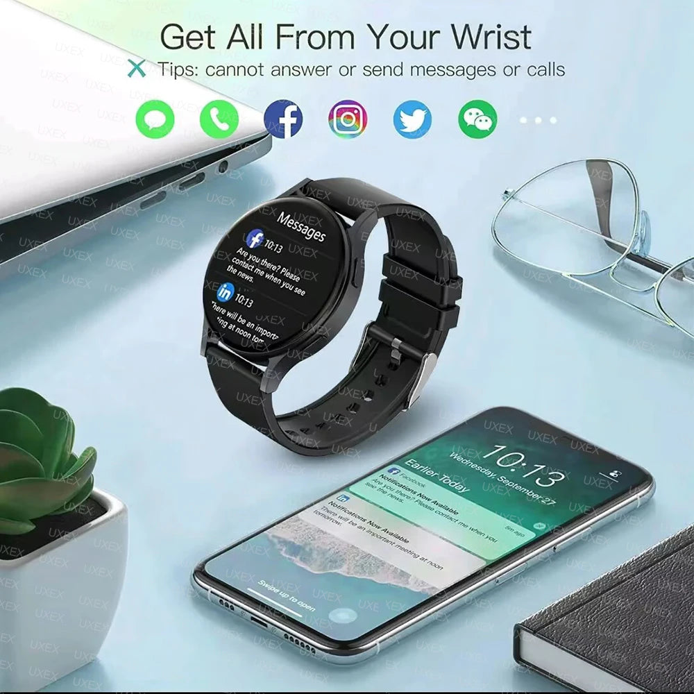 2025 New Business Smartwatch Men 1.32" inch Bluetooth Call Fitness Tracker Smart Wearable Women Wireless Call Watch Android IOS